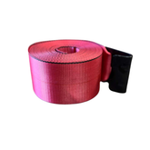 4" x 30' Premium Strap with Flat Hooks (Red) – 5,400 LBS WLL