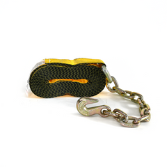 2" x 27' Ratchet Strap w Chain Anchor Tarp System – Tie Down World