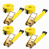4-Pack Flatbed Strap Set