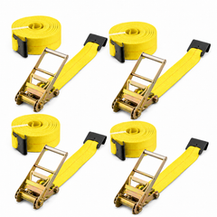 4-Pack Flatbed Strap Set