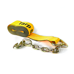 4" x 30' Winch Strap with Chain Anchor Tarp System – Tie Down World