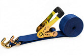 2" x 30' Ratchet Strap with Double J Hook