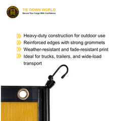 18" x 84" Mesh OVERSIZE LOAD Banner