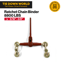 Ratchet Chain Binder 5/16" - 3/8" 8800LBS PRO from Tie Down World