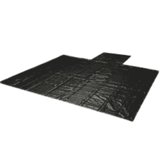 16' x 27' Flatbed Steel Tarp with 4' Drop & Flap
