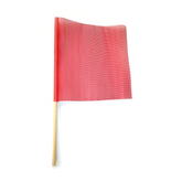 Vinyl Mesh Red Flag W Dowel Tie Down World