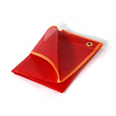 Vinyl Mesh Red Flag with Grommets from Tie Down World
