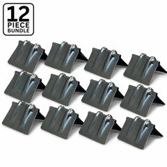 12PC Steel Corner Protectors 6" x 4" for Cargo Straps