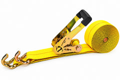 2" x 30' Ratchet Strap with Double J Hook