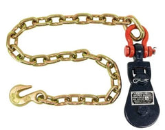 2-Ton Snatch Block with Shackle & 30" G70 Chain