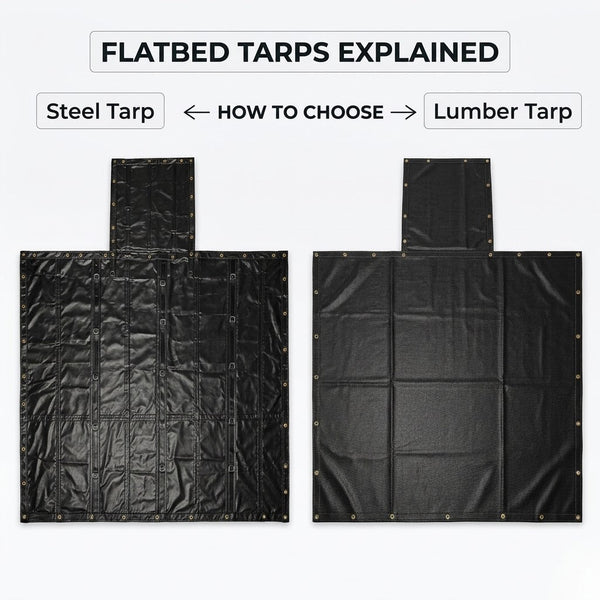 Flatbed Tarps Explained Lumber Tarp vs Steel Tarp and How to Choose