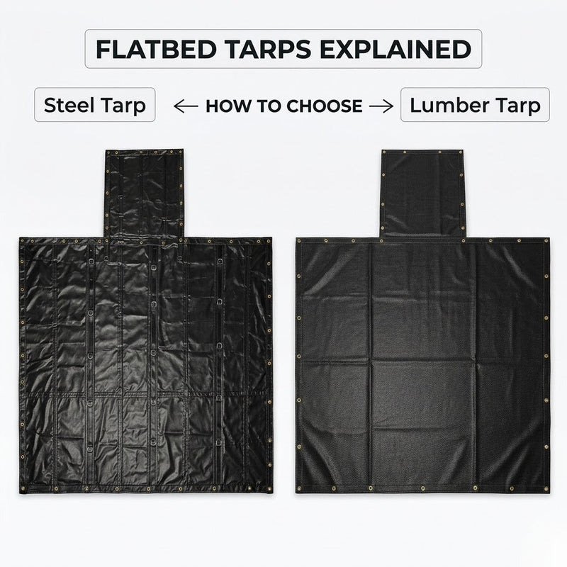 Flatbed Tarps Explained Lumber Tarp vs Steel Tarp and How to Choose