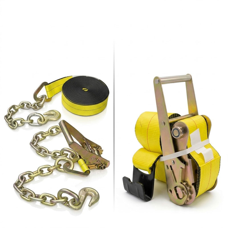 Winch Straps vs Ratchet Straps