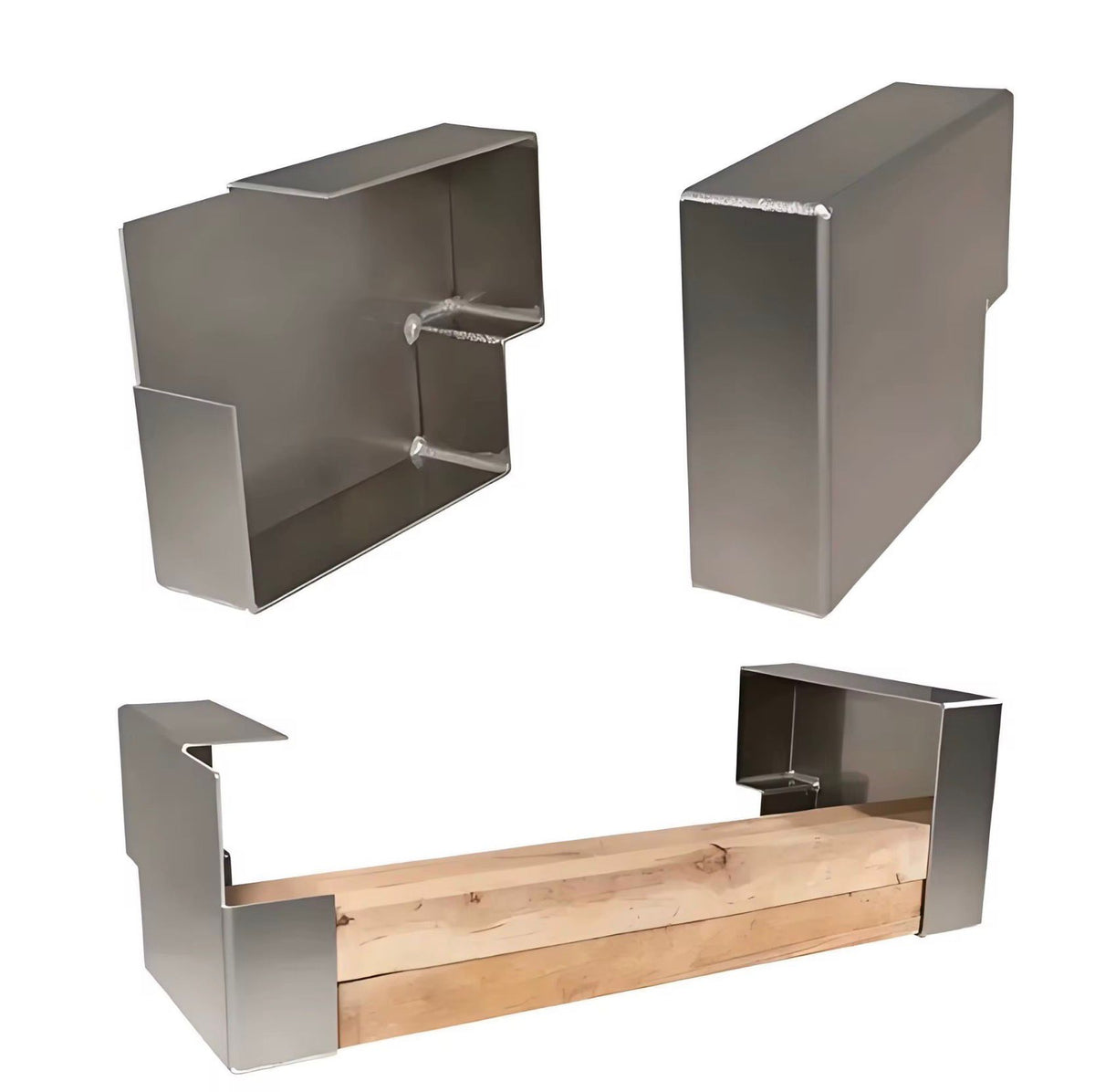 20"x15" Aluminum Dunnage Racks Holder for Flatbed Gooseneck Trailers 3mm