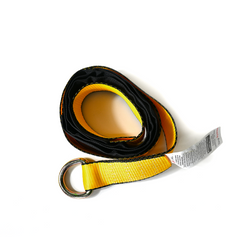 2" x 10' Wheel Strap with D Ring and Sleeve from Tie Down World