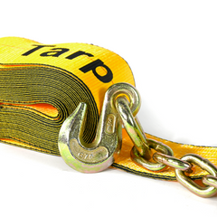4" x 30' Winch Strap with Chain Anchor Tarp System – Tie Down World