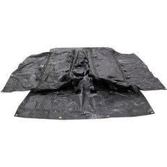 7' x 7' x 7' Heavy-Duty Coil Tarp for Flatbed Trucks