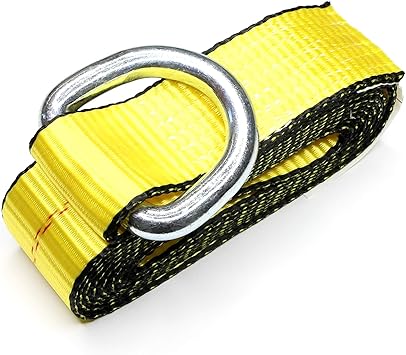 2" x 8' Ratchet Strap with D-Ring