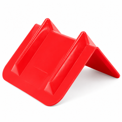 8" X 12" Red Plastic Edge Protector