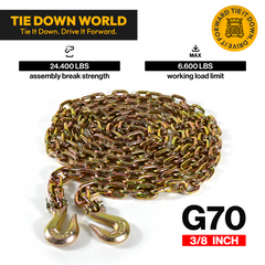 Chain G70 3/8" x 20' Tie Down World