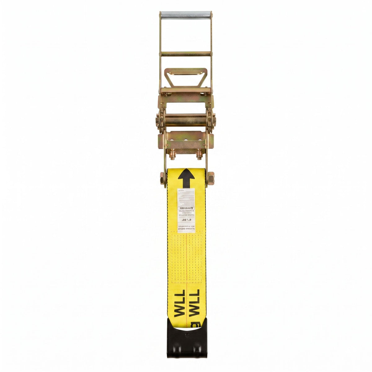 4" x 30' Ratchet Strap with Flat Hook