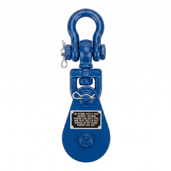 2-Ton Snatch Block with Shackle