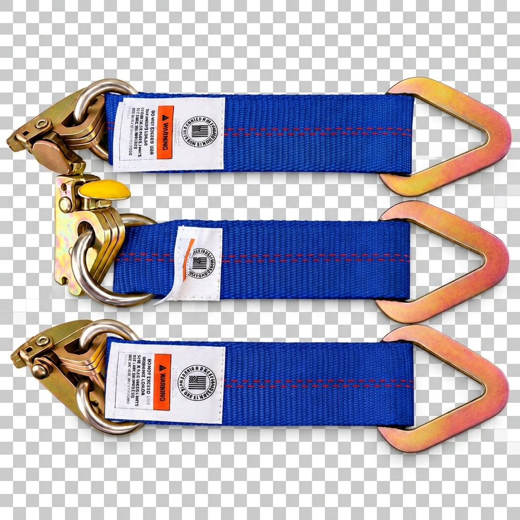 2" x 20' E-Track Ratchet Tie Down Strap
