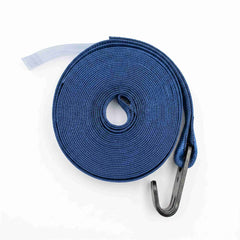 4" x 30' Premium Strap with Flat Hooks (Blue) – 5,400 LBS WLL