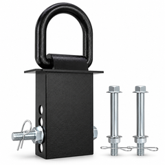 Heavy-Duty Stake Pocket D-Ring Tie-Down Anchor for 2" x 4" Trailer Pockets – 5,400 lb Rated