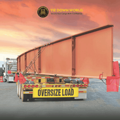 6 Pack 18" x 84" Mesh Oversize Load Banner for Flatbed Trailers