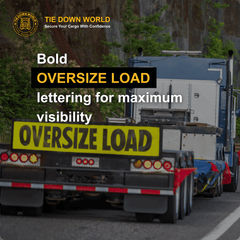 18" x 84" Mesh OVERSIZE LOAD Banner