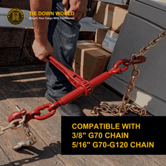 Ratchet Chain Binder 5/16" - 3/8" 5400LBS
