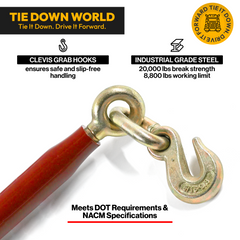 Ratchet Chain Binder 5/16" - 3/8" 8800LBS PRO from Tie Down World