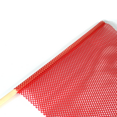 Vinyl Mesh Red Flag W Dowel Tie Down World