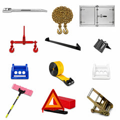 1 Toolbox of Your Choice (18" × 18" × 60" or 18" × 24" × 60") Flatbed Cargo Securement Bundle