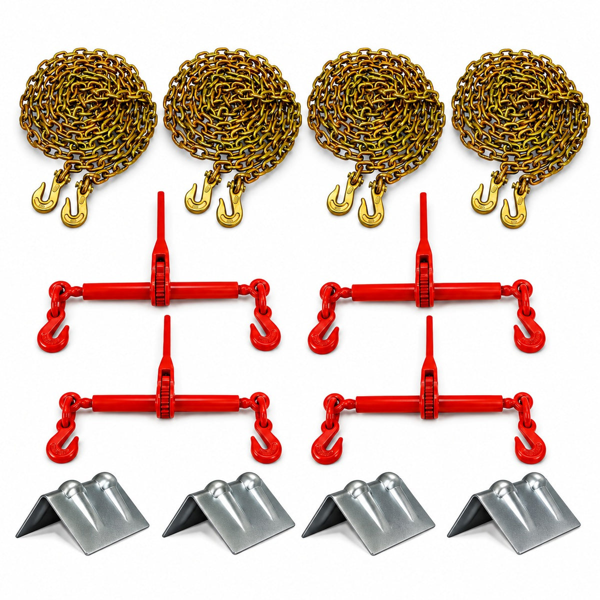 Machinery Securement Combo | G70 Chains, Binders & Protectors