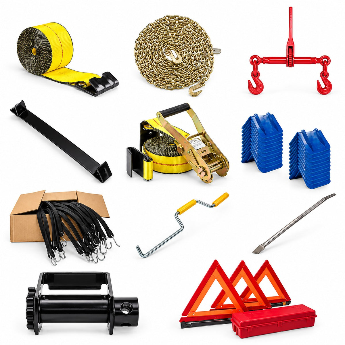 Hotshot & Flatbed Cargo Control Kit – 120-Piece Bundle Deal