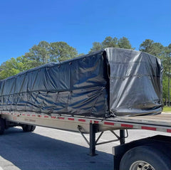 10 Feet Drop Tarp 28x27 Ft – 14oz Heavy Duty Ripstop Waterproof Lumber Tarp