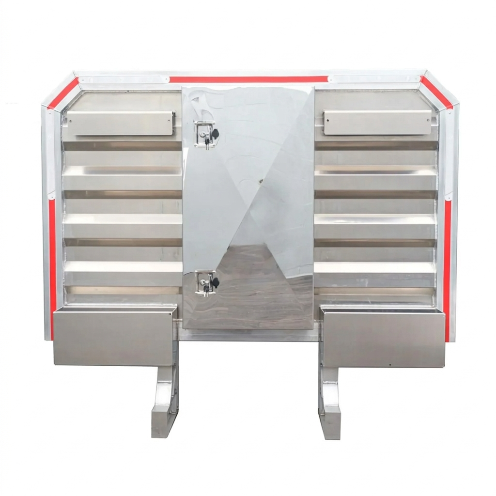 Cab Rack with Single Door Tool Box (68"H x 80"W)