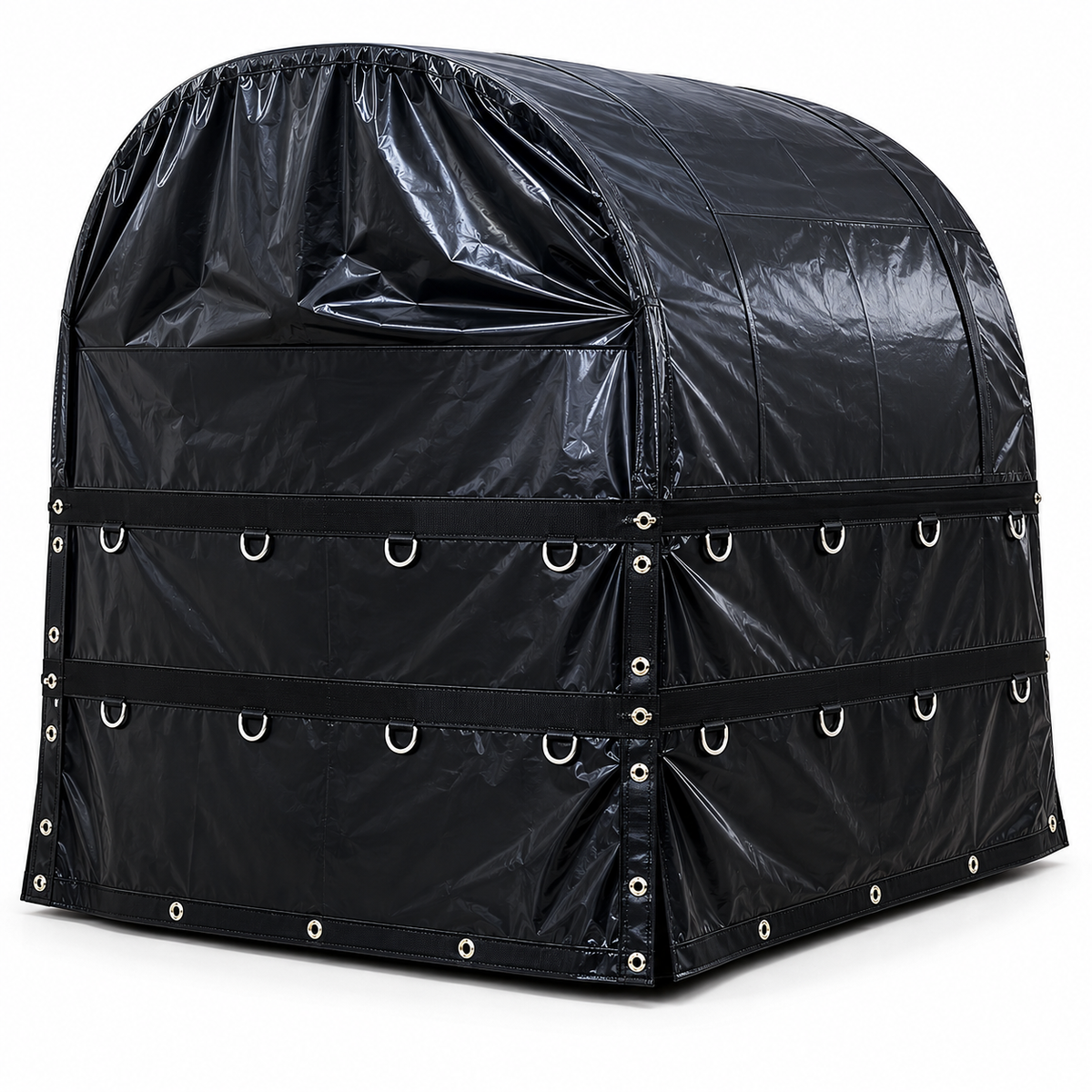7' x 7' x 7' Heavy-Duty Coil Tarp for Flatbed Trucks