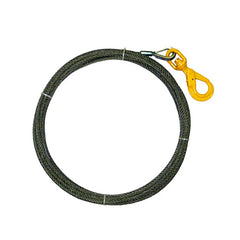 3/8" x 50' Winch Line with Self-Locking Hook